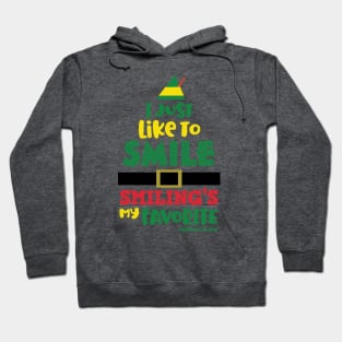 I Just Like to Smile, Buddy the Elf © GraphicLoveShop Hoodie